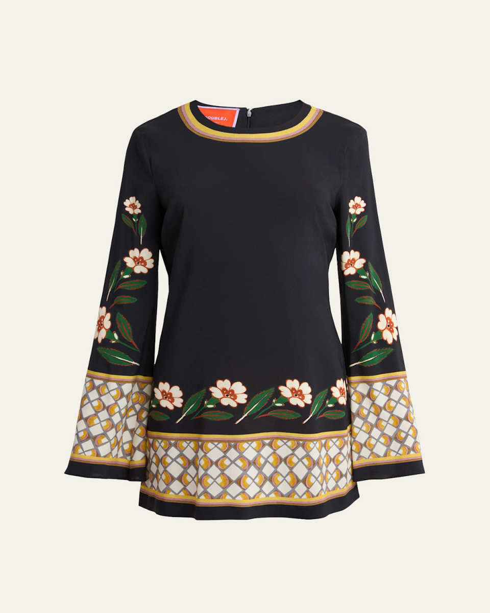 Supremes-Print Mini Swing Dress